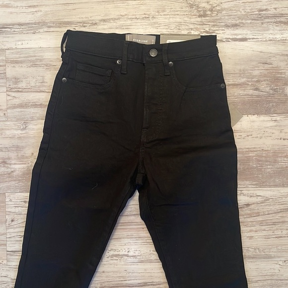 NWT Everlane the high rise skinny jean in black size 26 regular - Picture 4 of 7